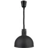 Rise & Fall Dome Heat Lamp Black | Adexa A65121502
