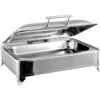 Chafing Dish Electric Heating GN1/1 Glass Lid Stainless Steel 9 Litres | Adexa AD1102