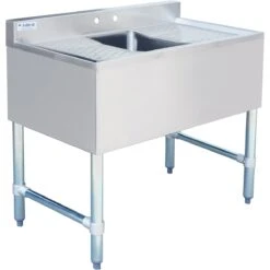 Commercial Bar Sink 1 Bowl Middle 914x477x838mm | Adexa BAR1B36LR