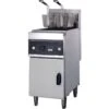 Twin Basket Professional Free Standing Electric Fryer Single Tank 18kW 28 Litres | Adexa DF28L