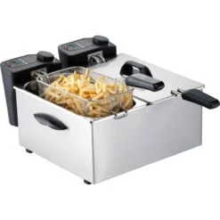 Commercial Fryer Countertop Double Tank 3.5+3.5 Litres 4kW | Adexa DF35BT2