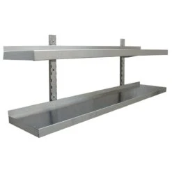 Wall Shelf 2 Levels 1000x300mm Stainless Steel | Adexa THWBS2R103