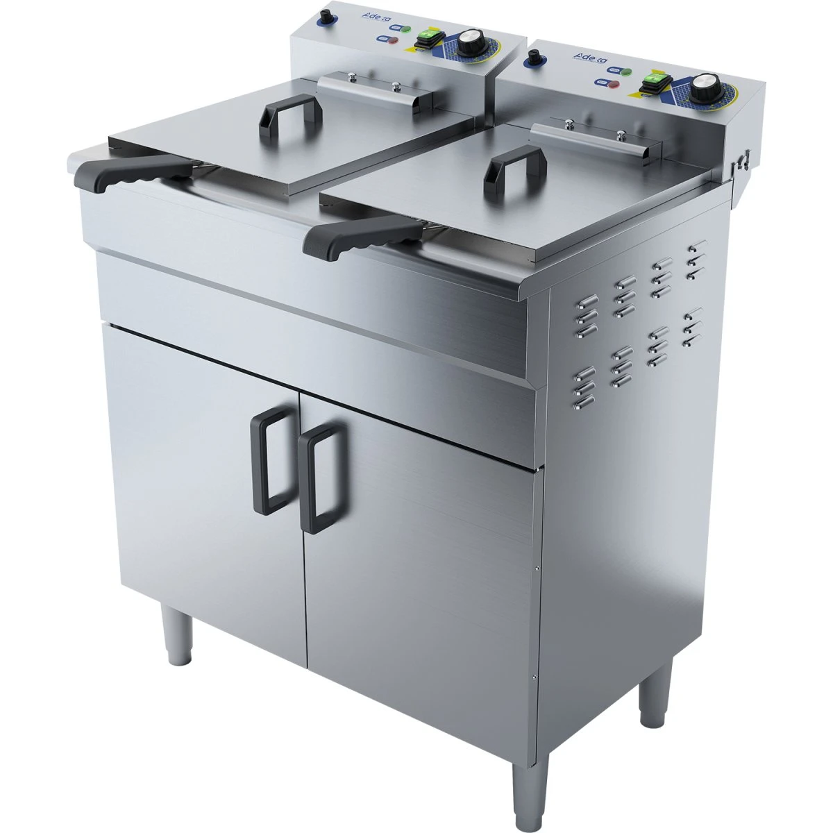 Commercial Fryer Double Electric 2x16 Litre 6kW Free Standing | Adexa EF162VC 1 Commercial Fryer Double Electric 2x16 Litre 6kW Free Standing | Adexa EF162VC