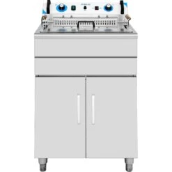Commercial Deep Fat Fryer 20 Litres 3kW Free Standing | Adexa MAREF201S -Kitchen Series Store EF201S 3 1200x1200 1