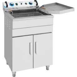 Commercial Deep Fat Fryer 20 Litres 3kW Free Standing | Adexa MAREF201S -Kitchen Series Store EF201S 4 1200x1200 1