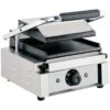 Heavy Duty Panini Contact Grill Single Ribbed/Smooth | Adexa EG01C