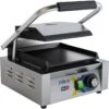 Heavy Duty Panini Contact Grill Single Smooth | Adexa EGD10A