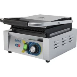 Heavy Duty Panini Contact Grill Single Ribbed/Smooth | Adexa EGD10B -Kitchen Series Store EGD10B 2 1200x1200 1