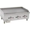 Premium Commercial Gas Griddle Smooth Plate 3 Burners 22.5kW Countertop | Adexa EGG36S