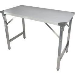 Folding Stainless Steel Work Table 1200x600x850mm | Adexa FW4187660