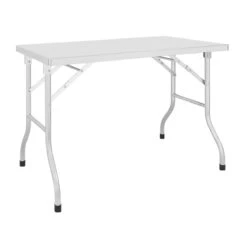 Commercial Folding Work Table Stainless Steel 1600x600x800mm | Adexa FWT166D