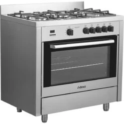 Professional Gas Range 5 Burners 10kW Gas Oven 4.2kW | Adexa G36D085010 -Kitchen Series Store G36D085010 4 1200x1200 1