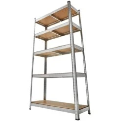 Garage Shelving Unit Medium Duty 900x400x1800mm 5 Shelves 175 Kg/shelf Galvanized Steel | Adexa G9040 -Kitchen Series Store G9040 1 1200x1200 2