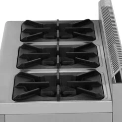 Commercial Countertop Gas Cooker 3 Burners Natural Gas | Adexa GB3T -Kitchen Series Store GB3T 6 1200x1200 1
