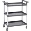 Professional Utility Trolley Multi-purpose 3 Tier 1020x500x960mm | Adexa GX032B