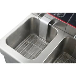 Commercial Fryer Double Electric 2x12 Litre 6.5kW Countertop | Adexa HEF12L2 -Kitchen Series Store HEF12L2 4 1200x1200 1