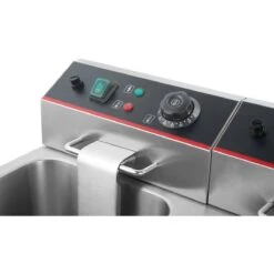 Commercial Fryer Double Electric 2x12 Litre 6.5kW Countertop | Adexa HEF12L2 -Kitchen Series Store HEF12L2 6 1200x1200 1