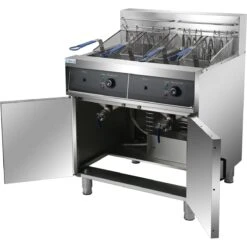 Commercial Fryer Double Electric 2x30 Litre 20kW Free Standing | Adexa HEF262 -Kitchen Series Store HEF262 1 1200x1200 1