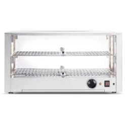 2 Tier Heated Display Case 80 Litres Countertop | Adexa HW80 -Kitchen Series Store HW 80 3 1200x1200 1