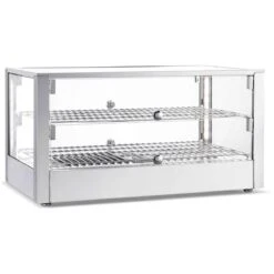 2 Tier Heated Display Case 80 Litres Countertop | Adexa HW80