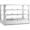 3 Tier Heated Display Case 115 Litres Countertop | Adexa HW115