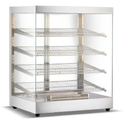 Commercial Heated Display Cabinet 318 Litres Stainless Steel | Adexa HW318