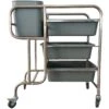 Professional Stainless Steel Bussing Trolley 800x460x950mm | Adexa JYJRC04R2