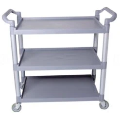 Professional Utility Trolley Multi-purpose 3 Tier Grey1070x500x990mm | Adexa JYXUC407GREY