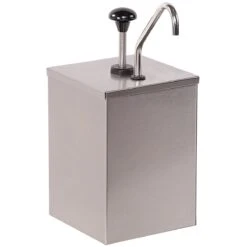 Commercial Condiment/Sauce Dispenser 1 Pump Stainless Steel | Adexa JZS001