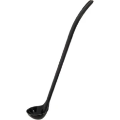 1oz Catering Serving Ladle Black Polycarbonate| Adexa LADLEPC105