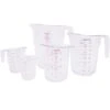 Set Of 5 Pcs Polycarbonate Measuring Jugs Heavy Duty | Adexa MC5