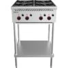 Commercial Gas Boiling Top 4 Burner Freestanding 610mm Width | Adexa MGB24MF