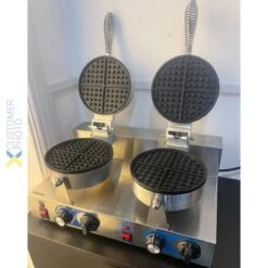 Commercial Waffle Maker Double Round | Adexa MLP02 -Kitchen Series Store MLP02 1200x1200 2