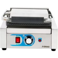Heavy Duty Panini Contact Grill Single Ribbed | Adexa MLP811 -Kitchen Series Store MLP811 N 2 1200x1200 1