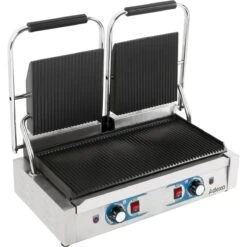 Heavy Duty Twin Panini Contact Grill Dual Zone 1.8kW Ribbed | Adexa MLP813 7 Heavy Duty Twin Panini Contact Grill Dual Zone 1.8kW Ribbed | Adexa MLP813 -Kitchen Series Store MLP813 1200x1200 1