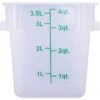 Food Storage Container 3.8 Litre Polypropylene | Adexa PPFSC4