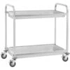 Deep Tray Serving/Service/Clearing Trolley Stainless Steel 2 Tier 810x460x850mm | Adexa RDT2B