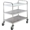 Commercial Serving/Service/Clearing Trolley Stainless Steel 3 Tier 860x540x940mm | Adexa RST3A