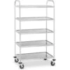 Commercial Serving/Service/Clearing Trolley Stainless Steel 5 Tier 810x460x1480mm | Adexa RST5B
