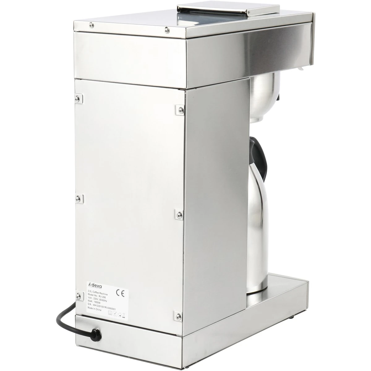 Commercial Filter Coffee Machine Manual Fill 2 Litre Thermos | Adexa RV286 4 Commercial Filter Coffee Machine Manual Fill 2 Litre Thermos | Adexa RV286 - Image 4