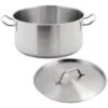 Professional Stew Pan With Lid Stainless Steel 4.9 Litres | Adexa SE12213