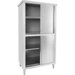 Commercial Stainless Steel High Storage Cabinet 4 Shelf 1000x600x1800mm | Adexa SHC10060