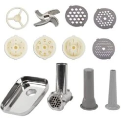 Professional Countertop Planetary Mixer 10 Litres With Meat Grinder & Sausage & Pasta Maker 1.5kW Stainless Steel | Adexa SM2088G -Kitchen Series Store SM2088 3 1200x1200 1