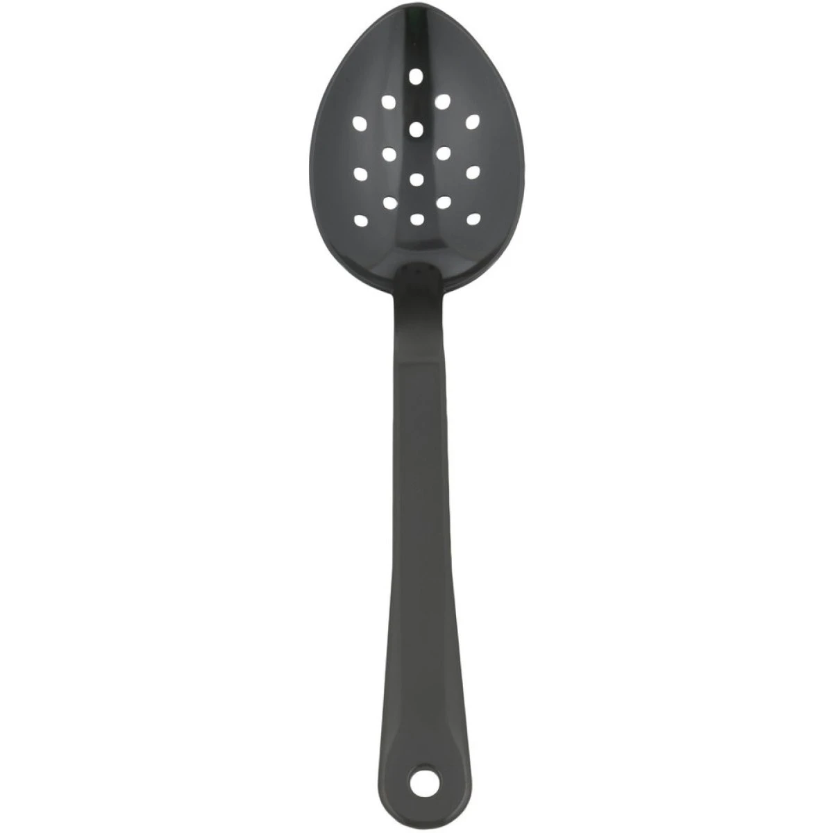 11" Buffet Catering Perforated Serving Spoon Black Polycarbonate| Adexa SSPC11P 1 11" Buffet Catering Perforated Serving Spoon Black Polycarbonate| Adexa SSPC11P