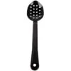13" Buffet Catering Perforated Serving Spoon Black Polycarbonate| Adexa SSPC13P
