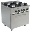 Professional Gas Range 4 Burners 20kW Gas Oven 5.8kW | Adexa THG7F4PWFG1
