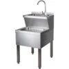 Janitorial Sink & Basin Stainless Steel Depth 700mm | Adexa THHWA57K