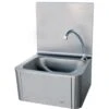 Commercial Hand Wash Sink Stainless Steel Knee Control Stainless Steel | Adexa VHWR43