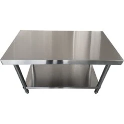 Professional Work Table Stainless Steel Bottom Shelf 1000x600x850mm | Adexa TOR1060 -Kitchen Series Store TOR 1 1200x1200 5