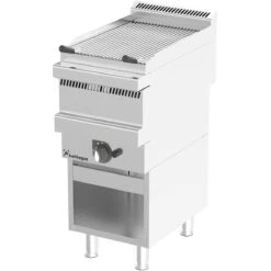 Professional Vapour Grill Gas On Open Base 3 Burners 11kW | Adexa VG4070GT-KS4070